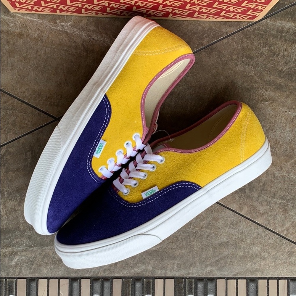VANS AUTHENTIC SUNSHINE Multi/True White men’s - Picture 5 of 16